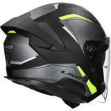 LS2 HELM VERSO II AIR OF618 MAT ZWART / FLUOR GEEL
