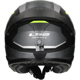 LS2 HELM VERSO II AIR OF618 MAT ZWART / FLUOR GEEL