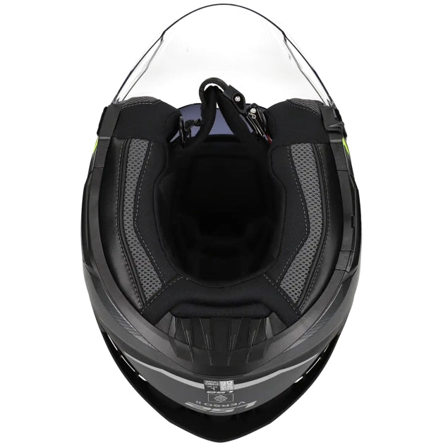 LS2 HELM VERSO II AIR OF618 MAT ZWART / FLUOR GEEL