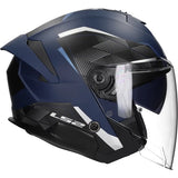 LS2 HELM VERSO II AIR OF618 MAT BLAUW
