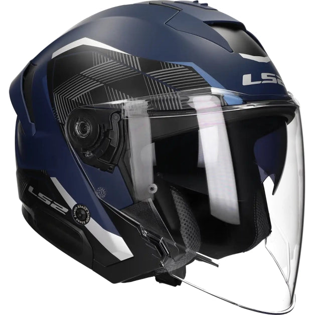 LS2 HELM VERSO II AIR OF618 MAT BLAUW