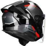 LS2 HELM VERSO II AIR OF618 ZWART / ROOD