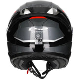 LS2 HELM VERSO II AIR OF618 ZWART / ROOD