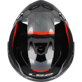 LS2 HELM VERSO II AIR OF618 ZWART / ROOD