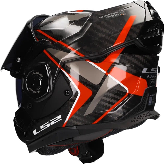 LS2 HELM ADVANT X CARBON FUTURE II FF901 ROOD