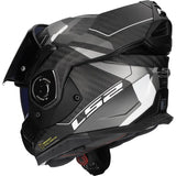 LS2 HELM ADVANT X CARBON HORIZON II FF901 ZILVER / GRIJS