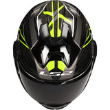 LS2 HELM ADVANT X CARBON FUTURE II FF901 FLUOR GEEL