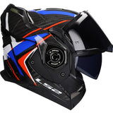 LS2 HELM ADVANT X CARBON FUTURE II FF901 BLAUW / ROOD